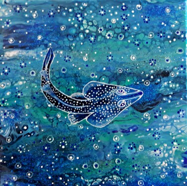 绘画 标题为“Guitar Fish” 由Dilameart, 原创艺术品, 丙烯