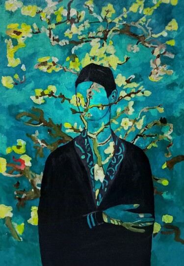 绘画 标题为“Vincent's Garden” 由Burcu Panahi, 原创艺术品, 丙烯