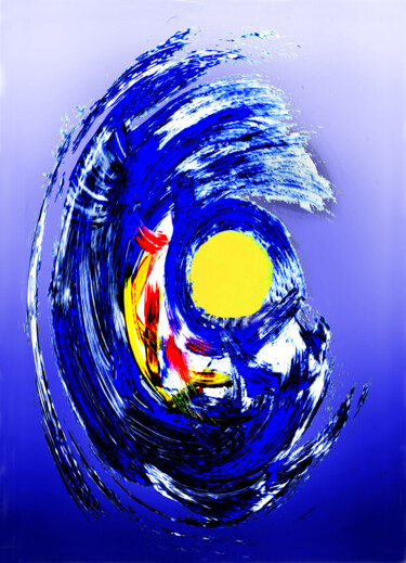 Photography titled "Moonlight serenade" by Reidulv Lyngstad, Original Artwork, Manipulated Photography