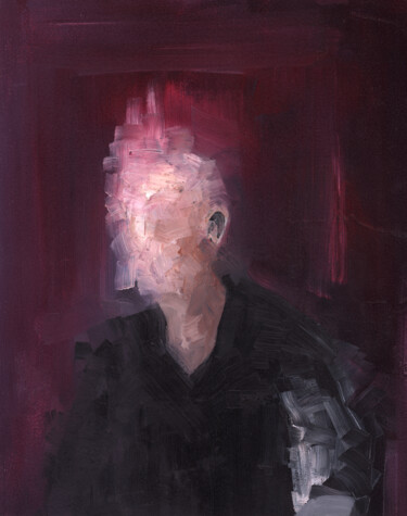 绘画 标题为“Portrait XXIV” 由Clement Scarpi, 原创艺术品, 油 安装在木板上