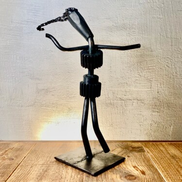 Sculpture intitulée "'Déhanche-Toi'" par Rémy Rivet, Œuvre d'art originale, Métaux