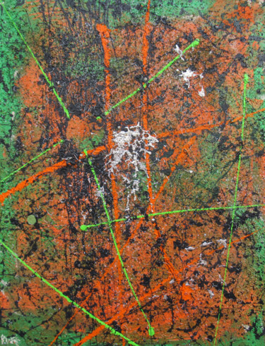 Peinture intitulée "Fil de fée'riste" par Sébastien Hauduc, Œuvre d'art originale, Acrylique Monté sur Châssis en bois