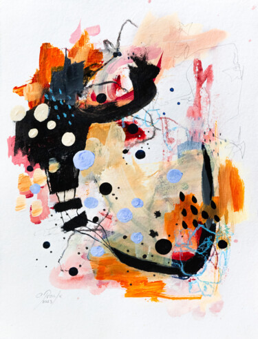 Painting titled "L'art ne peut atten…" by Chantal Proulx, Original Artwork, Acrylic