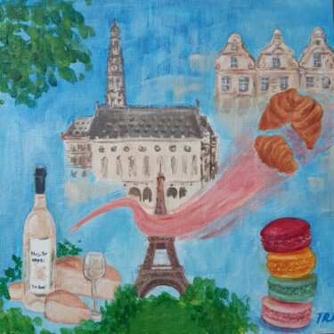 Peinture intitulée "French style" par Tatiana Ianciu, Œuvre d'art originale, Acrylique