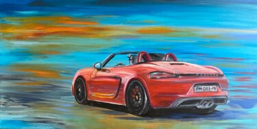 제목이 "Forever Boxster"인 미술작품 Muller Odette로, 원작, 아크릴
