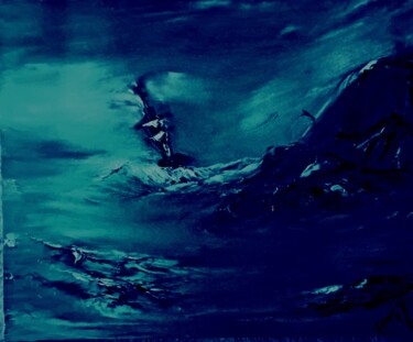 Peinture intitulée "EXPOSURE" par Pascal Jung, Œuvre d'art originale, Huile
