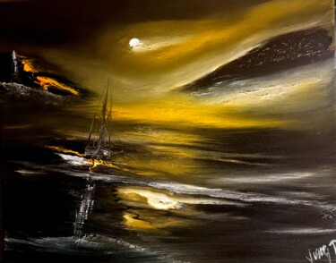 Peinture intitulée "Ad Verba" par Pascal Jung, Œuvre d'art originale, Huile