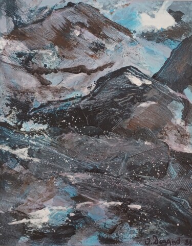 Peinture intitulée "Voyage en Terre inc…" par Odile Degand, Œuvre d'art originale, Acrylique