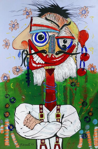 绘画 标题为“JACODALY-ENZIAN” 由Detlev Eilhardt, 原创艺术品, 丙烯