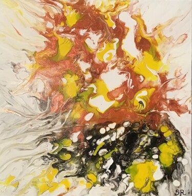 绘画 标题为“Tout feu tout flamme” 由Sandrine Roux, 原创艺术品, 丙烯