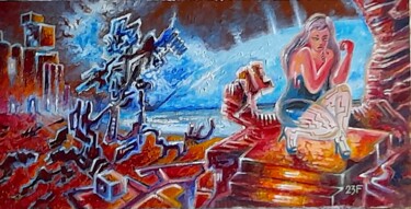绘画 标题为“Ланшафт V.” 由Victor Filippsky, 原创艺术品, 丙烯