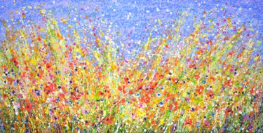 绘画 标题为“Summer. Herbs 3” 由Iryna Kastsova, 原创艺术品, 丙烯 安装在木质担架架上