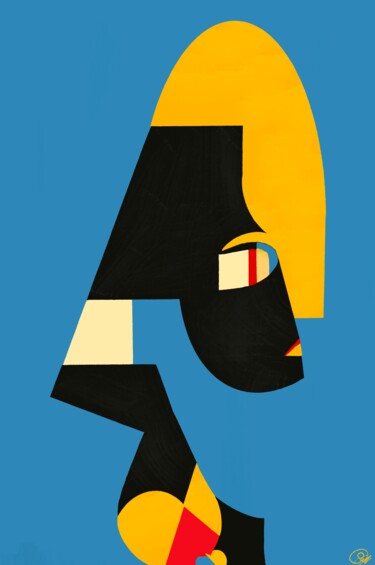 Digital Arts titled "Madame" by Sp.Art, Original Artwork, Digital Painting