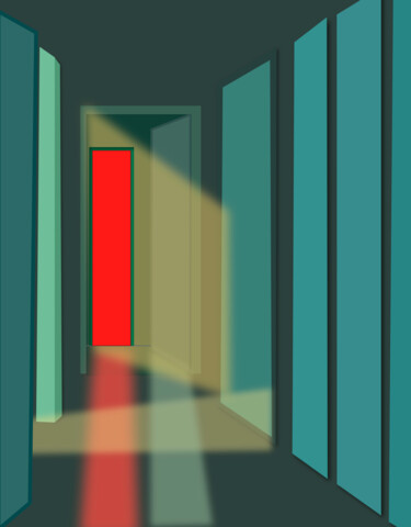 Arts numériques intitulée "Portes magique" par Wolf Thiele, Œuvre d'art originale, Travail numérique 2D