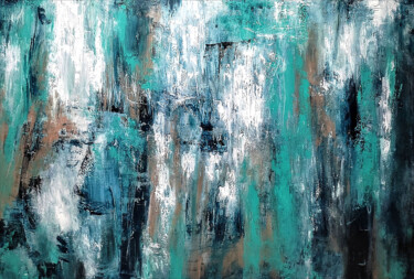 Peinture intitulée "Take to your ocean" par Alexandra Petropoulou, Œuvre d'art originale, Acrylique