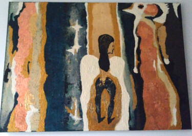 Malarstwo zatytułowany „ŚWIATŁO” autorstwa Karina Praska, Oryginalna praca, Akryl