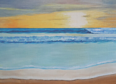 Printmaking titled "Sea 2020(Print)" by Elena Petrova, Original Artwork, Digital Print
