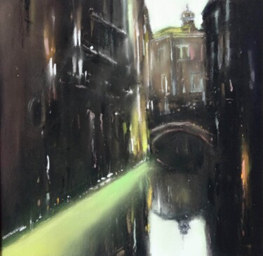 Rio della VERONA , réf 2917 Pittura intitolato "Rio della VERONA ,…" da Philippe Perennou, Opera d'arte originale, Pastello Montato su Cartone