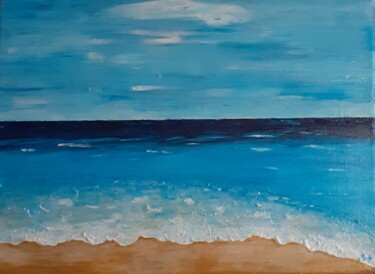 「La Mer」というタイトルの絵画 Chrystelle Jagoudelによって, オリジナルのアートワーク, アクリル