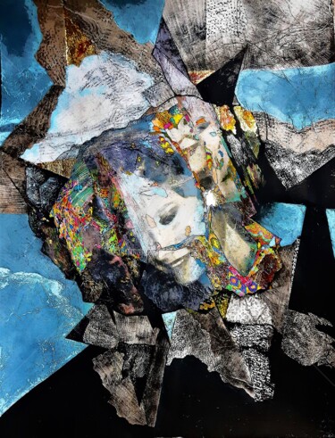 Peinture intitulée "Constellation de la…" par Mariekverbois, Œuvre d'art originale, Acrylique