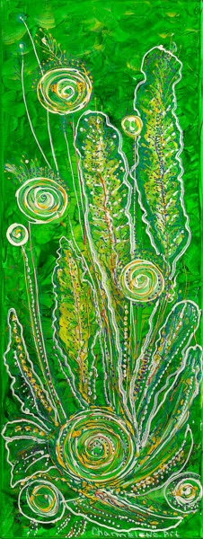 Beauty of greenery. Ζωγραφική με τίτλο "Beauty of greenery." από Elena Giersch (Charmelena.Art), Αυθεντικά έργα τέχνης, Ακρυλικό