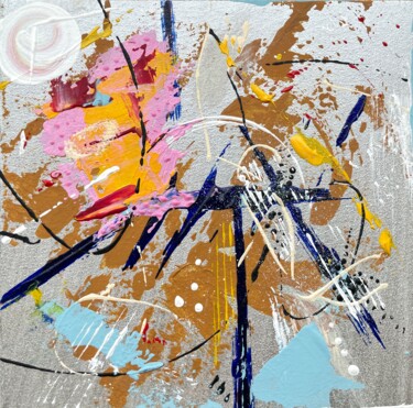 Abstract painting Elements 4 Modern art Contemporary art 绘画 标题为“Abstract painting E…” 由Taia Tasman (Arttasmania), 原创艺术品, 丙烯