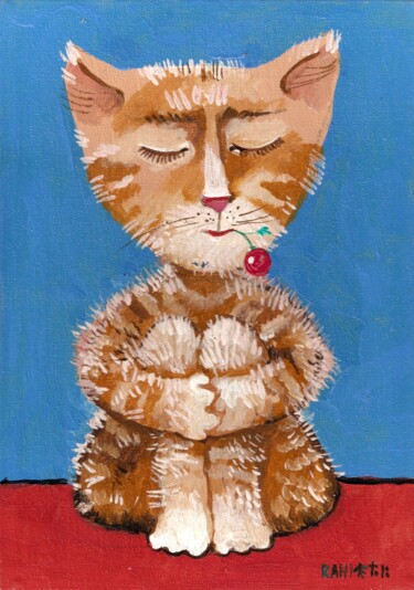 Painting titled "RUDOLF." by Rakhmet Redzhepov, Original Artwork, Acrylic