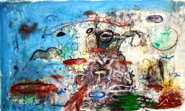 Painting titled "visual poetry" by Karel Stoop, Original Artwork, Oil