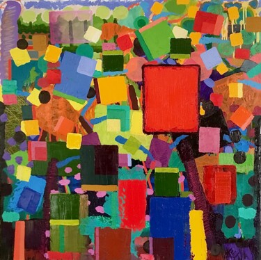 「The Hub」というタイトルの絵画 Dee Youngによって, オリジナルのアートワーク, オイル