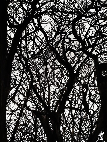 Drawing titled "ça ramure sa mère" by Camille Escudero, Original Artwork, Ink