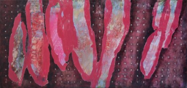 Painting titled "Shatva 3.0" by József Gyécsek, Original Artwork, Oil Mounted on Wood Stretcher frame