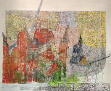 绘画 标题为“Jardin des plantes” 由Isabelle Marthouret Brisset, 原创艺术品, 油 安装在木质担架架上