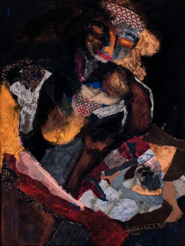 Painting titled "In love" by Homayoon H, Original Artwork, Collages