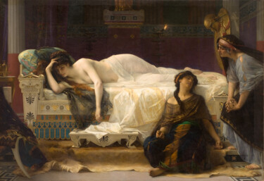 绘画 标题为“Phèdre” 由Alexandre Cabanel, 原创艺术品, 油
