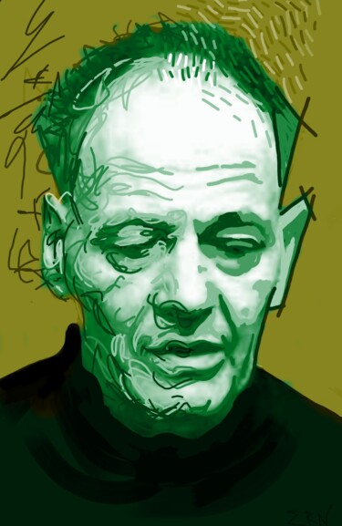 数字艺术 标题为“Portrait of Frank A…” 由Ernesto Rivera Novoa, 原创艺术品, 数字油画