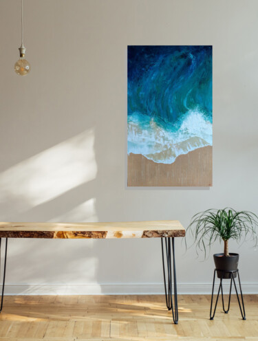 Cosmic ocean №7(SOLD) Картина под названием "Cosmic ocean №7(SOL…" - Elena Petrova, Подлинное произведение искусства, Масло