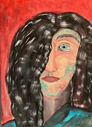Peinture intitulée "La Femme" par Olivier De Pooter, Œuvre d'art originale, Acrylique