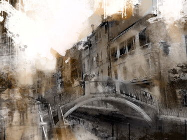 Malerei mit dem Titel "Venice 10" von Ira Tsantekidou, Original-Kunstwerk, Digitale Malerei