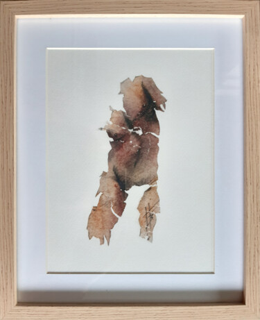 Peinture intitulée "buste homme" par Fred Bonna, Œuvre d'art originale, Huile