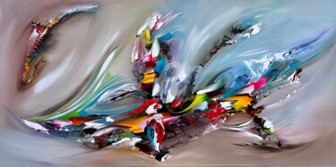 Painting titled "Parallel World" by Gena Genadyj, Original Artwork, Acrylic