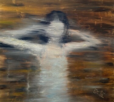 I’M LOCKED UP IN THE BOX — CONTEMPORARY FIGURATIVE OIL ART Malerei mit dem Titel "I’M LOCKED UP IN TH…" von Ildar Minnegalimov (exesalle), Original-Kunstwerk, Öl Auf Keilrahmen aus Ho…