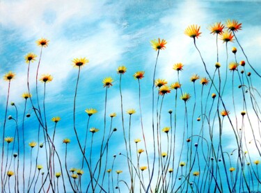 Reaching for the Skies "Reaching for the Sk…" başlıklı Tablo Elizabeth Sadler tarafından, Orijinal sanat, Petrol Ahşap Sedye çerçevesi üzerine mont…