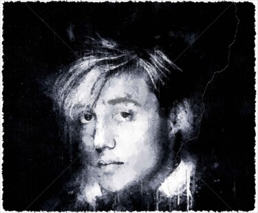 "Andrew Ridgeley 001" başlıklı Dijital Sanat Leonardo Lillian tarafından, Orijinal sanat, Dijital Resim