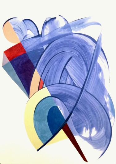 Painting titled "Дуальность" by Nega, Original Artwork, Acrylic