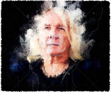 Digital Arts με τίτλο "Bob Rock 001" από Leonardo Lillian, Αυθεντικά έργα τέχνης, Ψηφιακή ζωγραφική