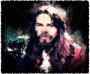 Digital Arts με τίτλο "Bob Seger 001" από Leonardo Lillian, Αυθεντικά έργα τέχνης, Ψηφιακή ζωγραφική