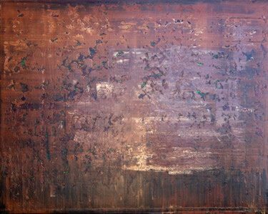 Peinture intitulée "Some Copper In Siena" par Björn Wiedemann, Œuvre d'art originale, Acrylique