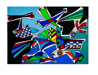 Pittura intitolato "IL MIO CANTO LIBERO" da Massimo Zerbini, Opera d'arte originale, Acrilico