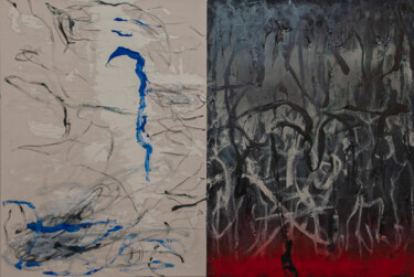 Peinture intitulée ""Ethernal return"" par Marc E. Des Rosiers, Œuvre d'art originale, Acrylique Monté sur Châssis en bois