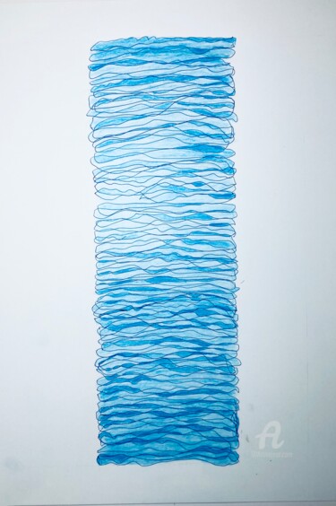 图画 标题为“Wave by wave” 由Abstractart.Style, 原创艺术品, 铅笔